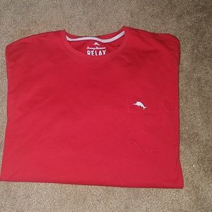 Tommy Bahama Red Long sleeve Tshirt Xxl